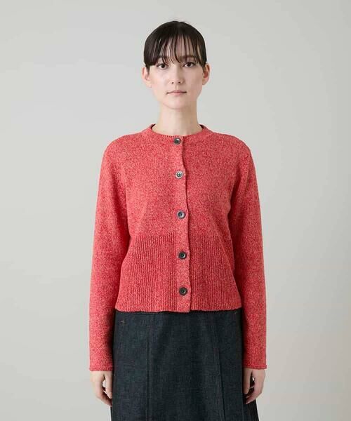 HIROKO KOSHINO / ヒロココシノ カーディガン・ボレロ | 切り替えニットカーディガン/日本製/洗える | 詳細2