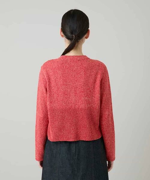 HIROKO KOSHINO / ヒロココシノ カーディガン・ボレロ | 切り替えニットカーディガン/日本製/洗える | 詳細4