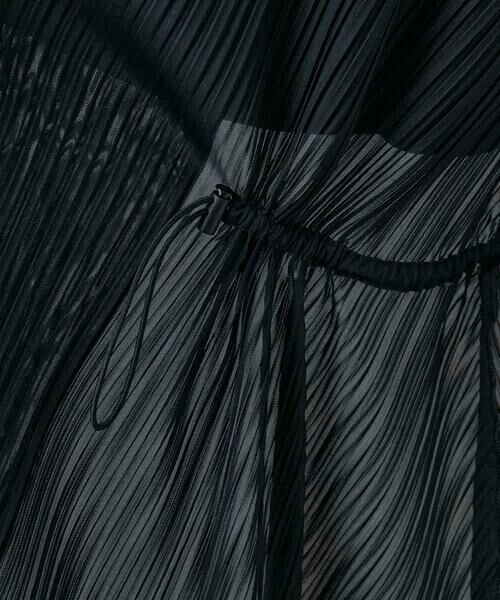 HIROKO KOSHINO / ヒロココシノ カーディガン・ボレロ | ランダムプリーツロングカーディガン/洗える | 詳細10