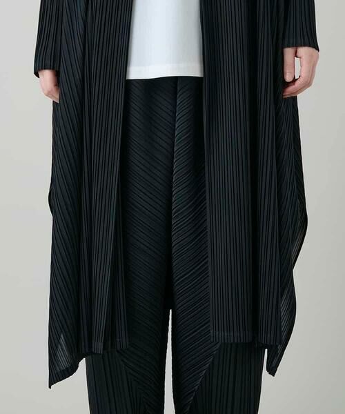 HIROKO KOSHINO / ヒロココシノ カーディガン・ボレロ | ランダムプリーツロングカーディガン/洗える | 詳細7