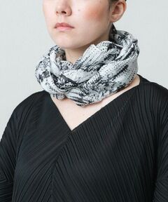 HIROKO KOSHINO / ヒロココシノ マフラー・ショール・スヌード・ストール | インクペインティングプリントストール /洗える