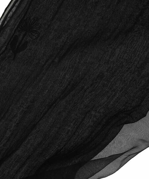 HIROKO KOSHINO / ヒロココシノ マフラー・ショール・スヌード・ストール | オリエンタルアニマル刺繍ストール | 詳細4