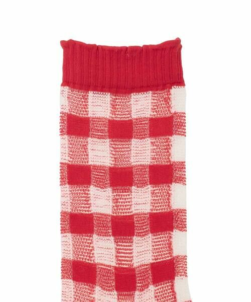 HIROKO KOSHINO / ヒロココシノ その他小物 | チェックシースルーソックス /日本製/洗濯機で洗える | 詳細2