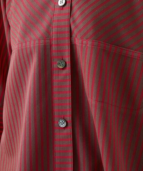 HIROKO KOSHINO / ヒロココシノ シャツ・ブラウス | トリコットストライプデザインブラウス/洗える | 詳細13