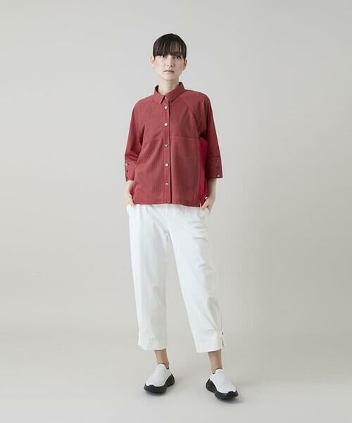 HIROKO KOSHINO / ヒロココシノ シャツ・ブラウス | トリコットストライプデザインブラウス/洗える | 詳細15