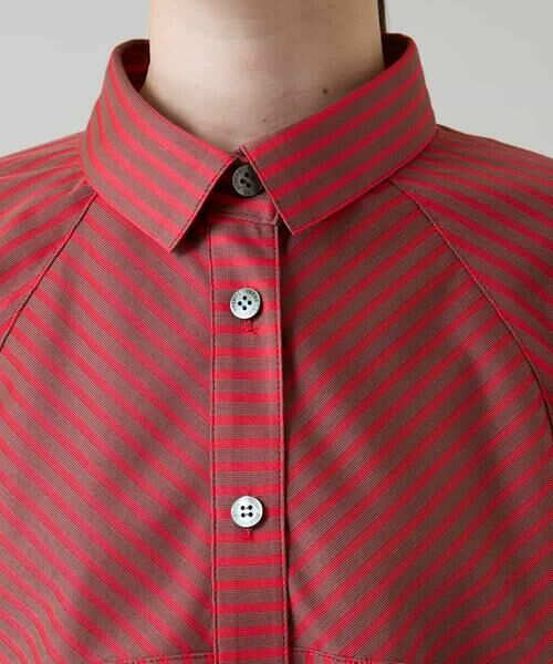 HIROKO KOSHINO / ヒロココシノ シャツ・ブラウス | トリコットストライプデザインブラウス/洗える | 詳細5