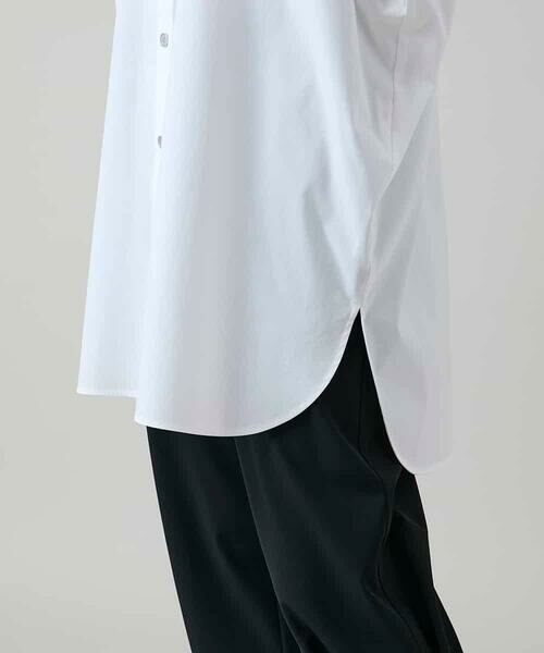 HIROKO KOSHINO / ヒロココシノ シャツ・ブラウス | ビッグシルエット切り替えシャツ/洗える | 詳細10