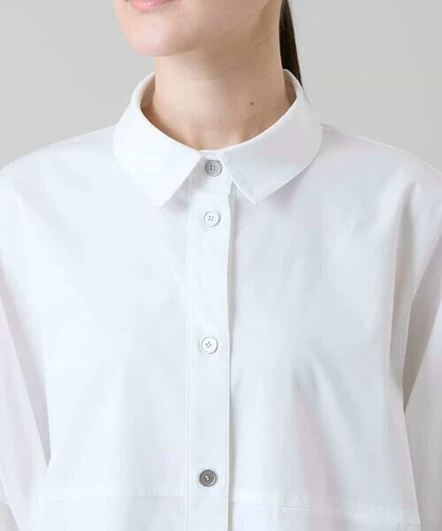 HIROKO KOSHINO / ヒロココシノ シャツ・ブラウス | ビッグシルエット切り替えシャツ/洗える | 詳細5