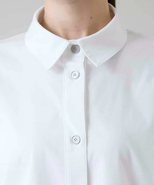 HIROKO KOSHINO / ヒロココシノ シャツ・ブラウス | ビッグシルエット切り替えシャツ/洗える | 詳細6