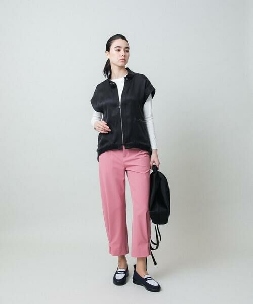 HIROKO KOSHINO / ヒロココシノ ベスト | バックフレアジョイントデザインベスト | 詳細12