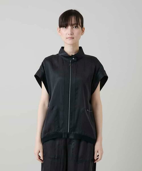 HIROKO KOSHINO / ヒロココシノ ベスト | バックフレアジョイントデザインベスト | 詳細2