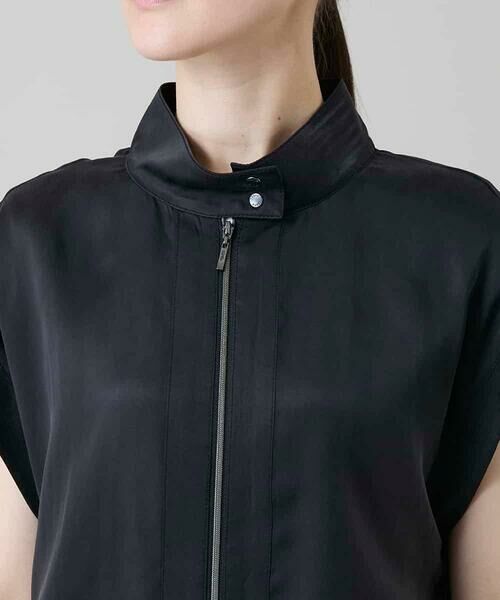 HIROKO KOSHINO / ヒロココシノ ベスト | バックフレアジョイントデザインベスト | 詳細5