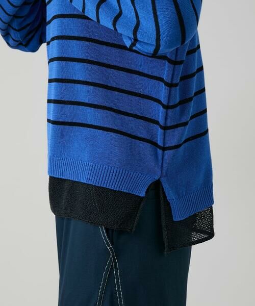 HIROKO KOSHINO / ヒロココシノ ニット・セーター | リバーシブルボーダーニットトップ | 詳細18