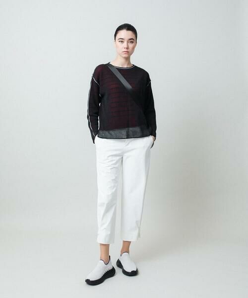 HIROKO KOSHINO / ヒロココシノ ニット・セーター | リバーシブルボーダーニットトップ | 詳細22