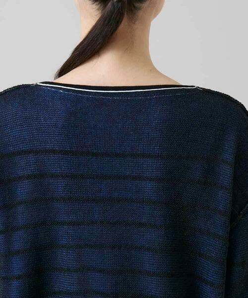 HIROKO KOSHINO / ヒロココシノ ニット・セーター | リバーシブルボーダーニットトップ | 詳細5