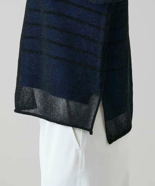 HIROKO KOSHINO / ヒロココシノ ニット・セーター | リバーシブルボーダーニットトップ | 詳細8