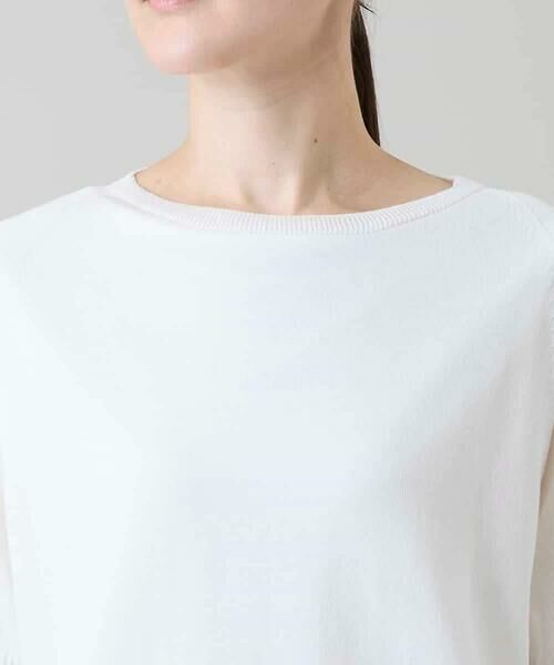 HIROKO KOSHINO / ヒロココシノ ニット・セーター | バイカラーホールガーメントニットプルオーバー/日本製/洗える | 詳細4