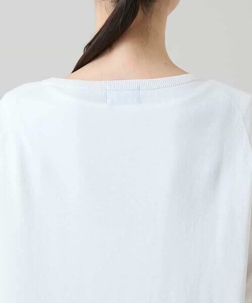 HIROKO KOSHINO / ヒロココシノ ニット・セーター | バイカラーホールガーメントニットプルオーバー/日本製/洗える | 詳細5