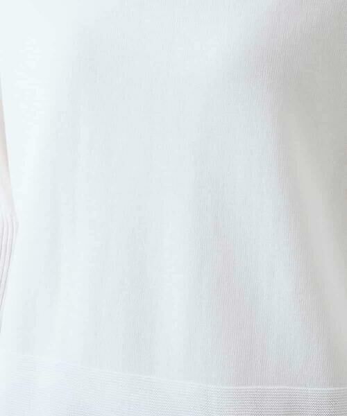 HIROKO KOSHINO / ヒロココシノ ニット・セーター | バイカラーホールガーメントニットプルオーバー/日本製/洗える | 詳細9