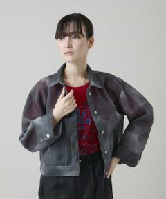 HIROKO KOSHINO / ヒロココシノ セットアップ | Gジャンライクシアージャケット