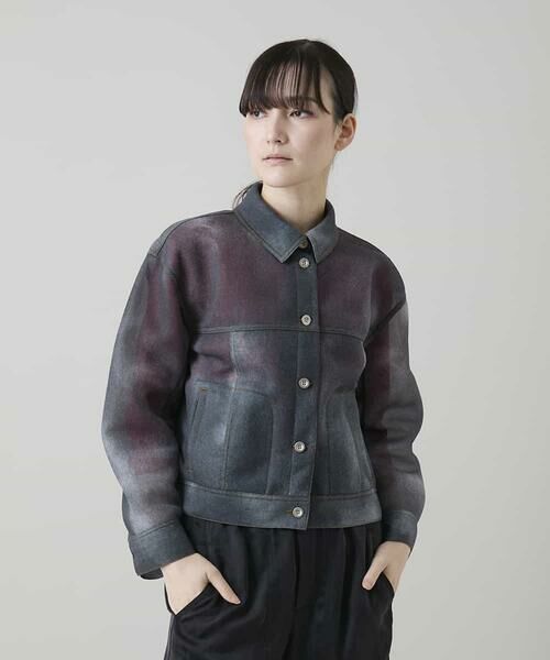 HIROKO KOSHINO / ヒロココシノ セットアップ | Gジャンライクシアージャケット | 詳細1