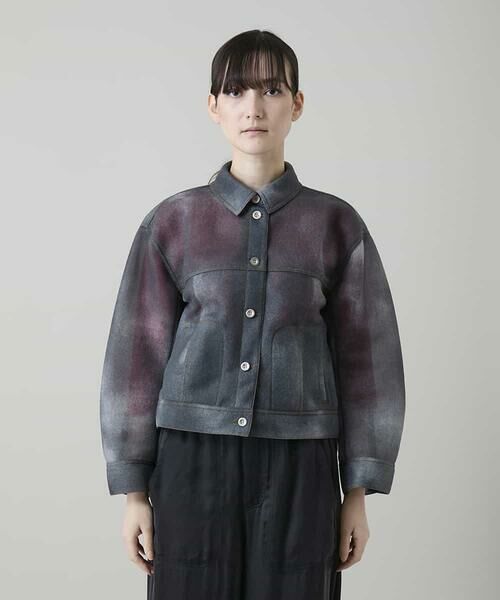 HIROKO KOSHINO / ヒロココシノ セットアップ | Gジャンライクシアージャケット | 詳細2