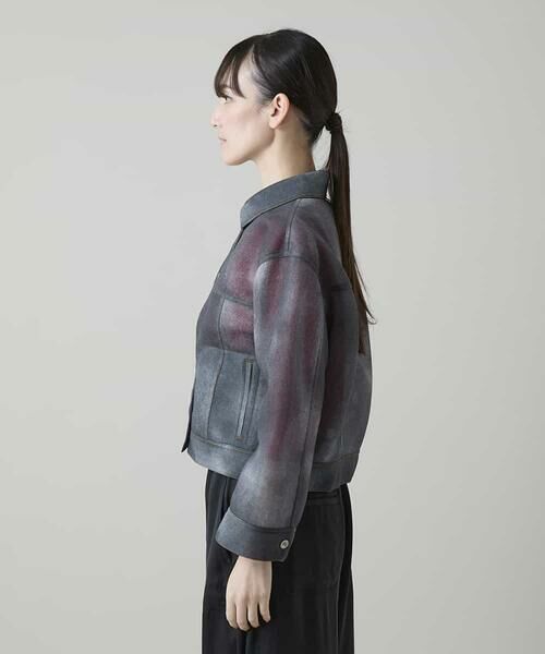 HIROKO KOSHINO / ヒロココシノ セットアップ | Gジャンライクシアージャケット | 詳細3