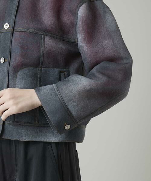 HIROKO KOSHINO / ヒロココシノ セットアップ | Gジャンライクシアージャケット | 詳細8