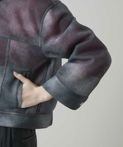 HIROKO KOSHINO / ヒロココシノ セットアップ | Gジャンライクシアージャケット | 詳細9