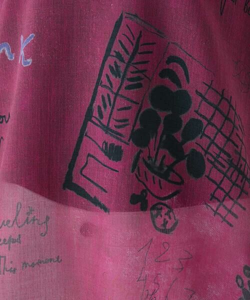 HIROKO KOSHINO / ヒロココシノ カットソー | デニム風アートプリントカットソー/日本製/洗える | 詳細10