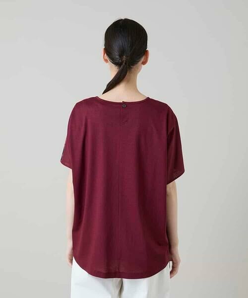 HIROKO KOSHINO / ヒロココシノ カットソー | デニム風アートプリントカットソー/日本製/洗える | 詳細3