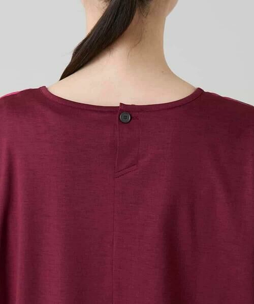 HIROKO KOSHINO / ヒロココシノ カットソー | デニム風アートプリントカットソー/日本製/洗える | 詳細5