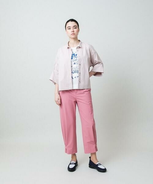 HIROKO KOSHINO / ヒロココシノ カットソー | ウィンドウプリントカットソー/日本製/洗える | 詳細11