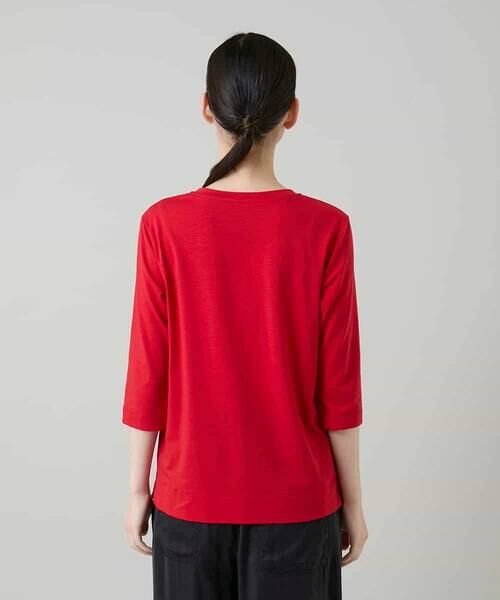 HIROKO KOSHINO / ヒロココシノ カットソー | ウィンドウプリントカットソー/日本製/洗える | 詳細3