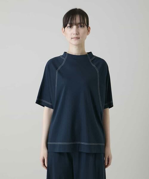 HIROKO KOSHINO / ヒロココシノ カットソー | コットンジャージーラグランプルオーバー/洗える | 詳細1