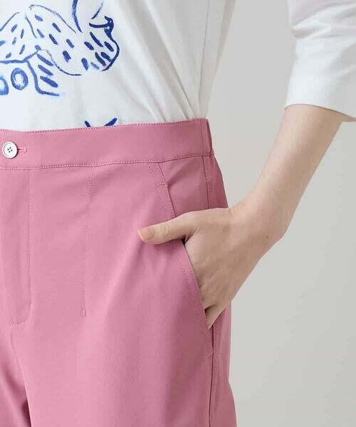 HIROKO KOSHINO / ヒロココシノ ショート・ハーフ・半端丈パンツ | キューダスアンクルパンツ/洗える | 詳細7