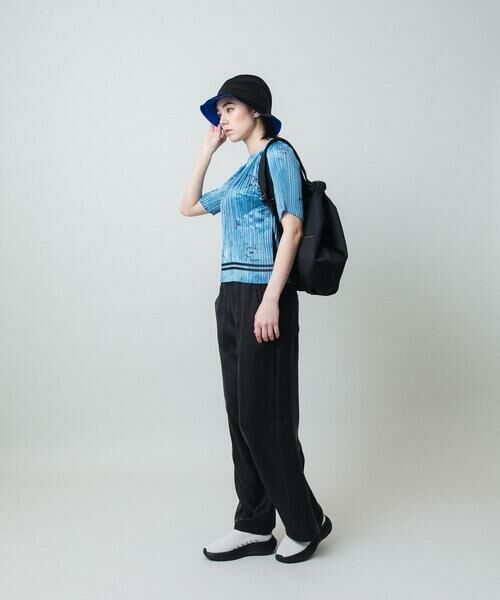 HIROKO KOSHINO / ヒロココシノ その他パンツ | サテンワイドパンツ | 詳細11