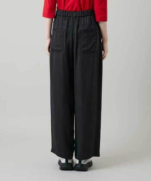 HIROKO KOSHINO / ヒロココシノ その他パンツ | サテンワイドパンツ | 詳細3
