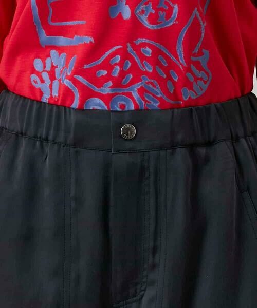 HIROKO KOSHINO / ヒロココシノ その他パンツ | サテンワイドパンツ | 詳細4