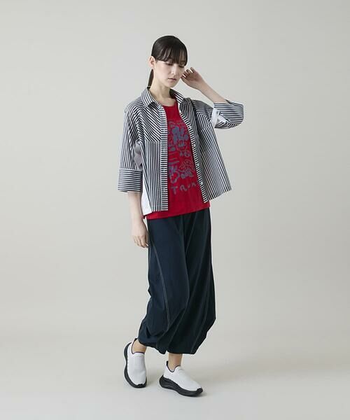 HIROKO KOSHINO / ヒロココシノ その他パンツ | コットンジャージーボリュームパンツ/洗える | 詳細10