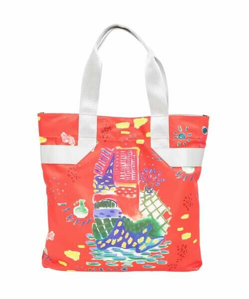 HIROKO KOSHINO / ヒロココシノ トートバッグ | BEACHプリントエコトート | 詳細3
