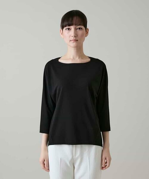 HIROKO KOSHINO / ヒロココシノ カットソー | シームレスラウンドヘムカットソー/日本製/洗える | 詳細1