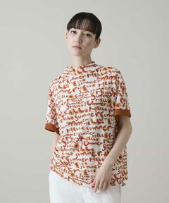 HIROKO KOSHINO / ヒロココシノ カットソー | HELLO Summerロゴシアープルオーバー/日本製/洗える