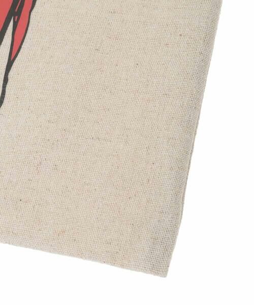 HIROKO KOSHINO / ヒロココシノ トートバッグ | ファッションイラストリネン混トートバッグ | 詳細5