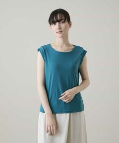 HIROKO KOSHINO / ヒロココシノ カットソー | グリッターロゴカットソー/日本製/洗える