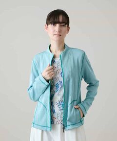 HIROKO KOSHINO / ヒロココシノ セットアップ | ステッチアクセントカジュアルジャケット/日本製/洗える