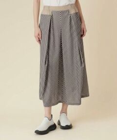 HIROKO KOSHINO / ヒロココシノ ロング・マキシ丈スカート | トリコットストライプスカート/洗える