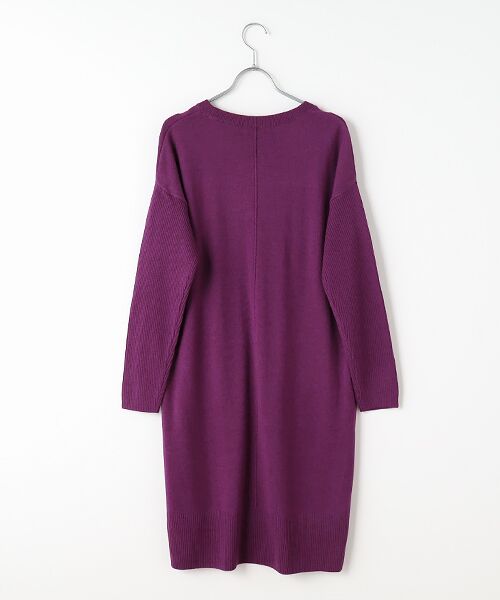 HOBBS / ホブズ ミニ丈・ひざ丈ワンピース | DEVORA KNITTED DRESS | 詳細1