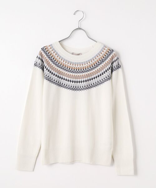 HOBBS / ホブズ ニット・セーター | GRETA FAIRISLE JUMPER(ホワイト)