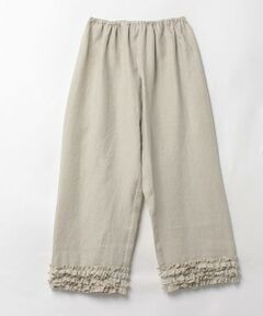 HOUSE OF LOTUS / ハウス オブ ロータス その他パンツ | ウォッシュリネンフリルパンツ
